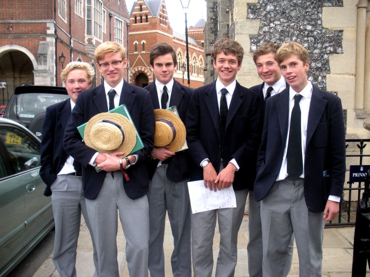 Boys from Harrow Boarding School