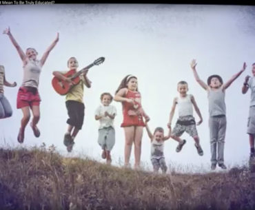 Children Laughing and Jumping