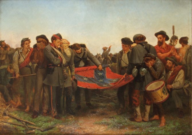 furling the flag richard norris brooke 1872
